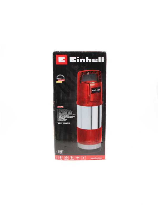 Pompe submersible de profondeur Einhell GE-PP 1100 N-A - corps inox - 6000l/h