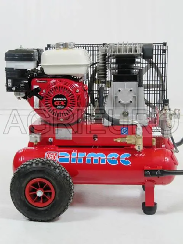 Motocompresseur Airmec TEB22-510HO (510 L/min) moteur Honda GX 160, compresseur