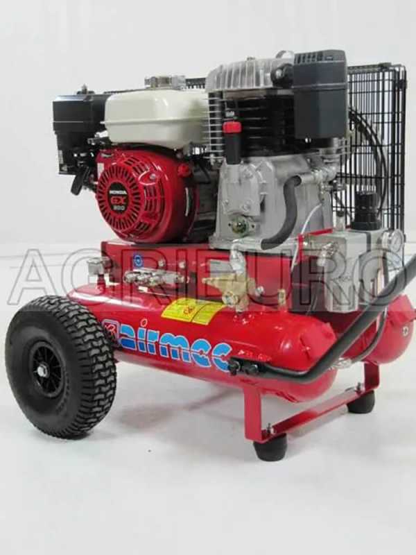 Motocompresseur Airmec TEB22-620HO (620 L/min) moteur Honda GX 200, compresseur