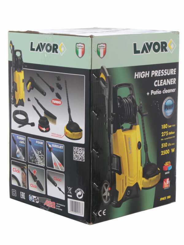 Lavor Space 180 - Nettoyeur haute pression Lavorwash semi-rofessionnel &agrave; eau froide  - 180 bar max - 510 l/h