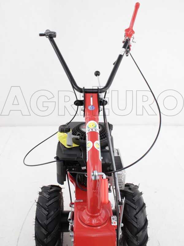 Motofaucheuse thermique tract&eacute;e Eurosystems P55V moteur &agrave; essence Briggs&amp;Stratton