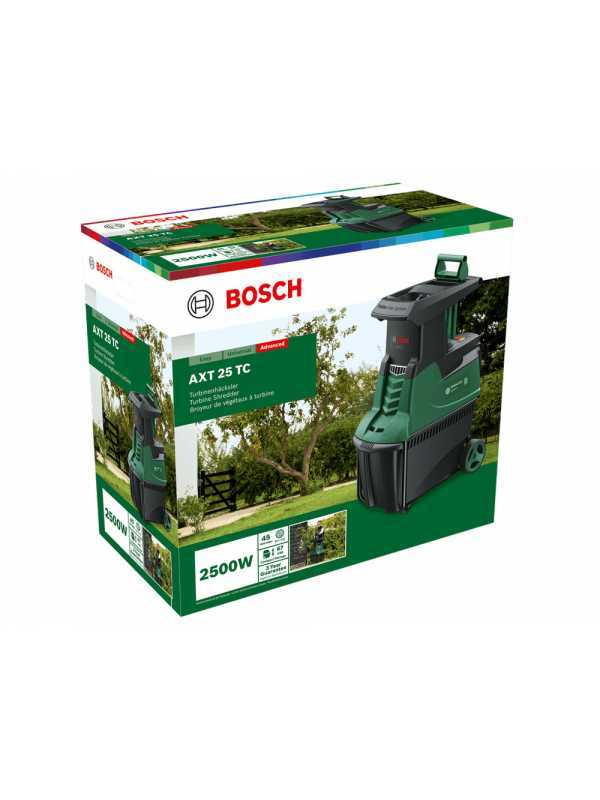 Bosch AXT 25 TC - Broyeur &eacute;lectrique - Bac de r&eacute;cup&eacute;ration 53 L