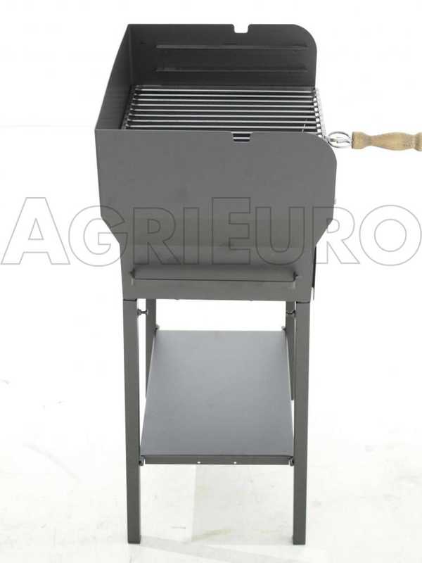 Barbecue &agrave; charbon et &agrave; bois en t&ocirc;les r&eacute;sistantes Cruccolini Livorno 50x38
