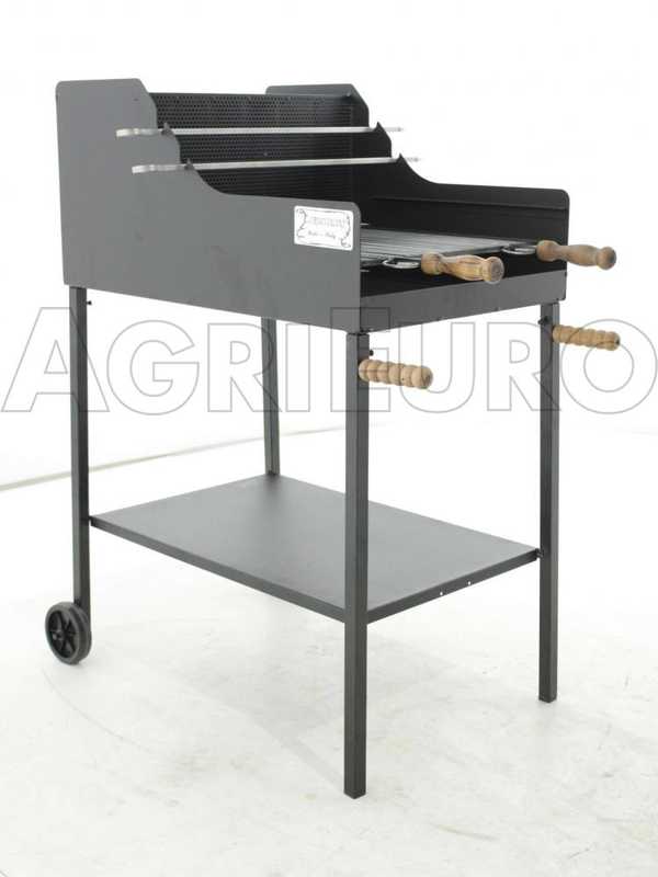 Cruccolini Fuocone - Barbecue &agrave; bois et charbon en fer artisanal