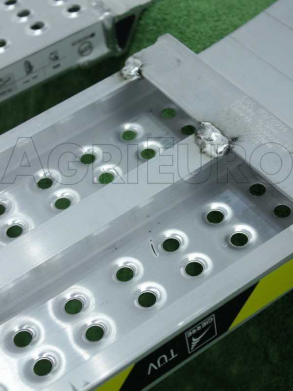 Couple de rampes de chargement 200 cm fixes en aluminium pour autoport&eacute;e, quad, etc...