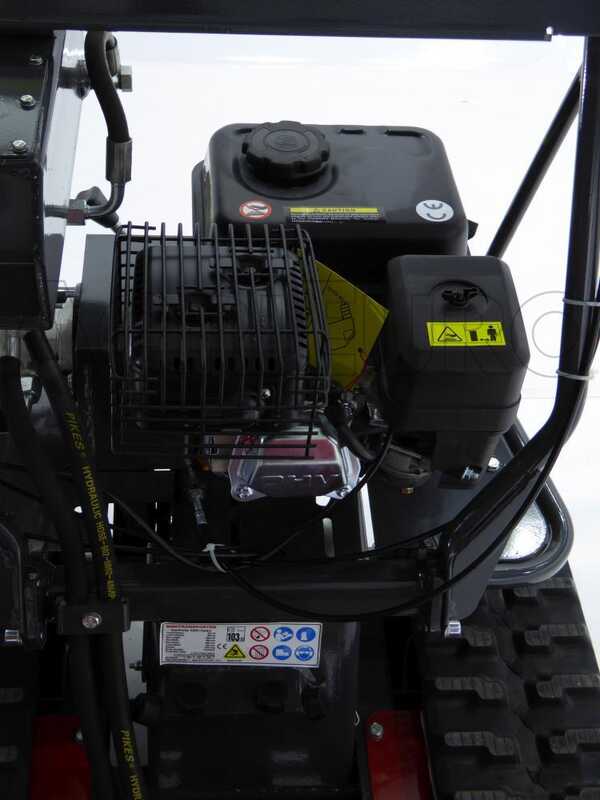 Brouette &agrave; moteur GeoTech Pro GeoPorter 530E Hydro, basculement hydraulique, charge 500 kg
