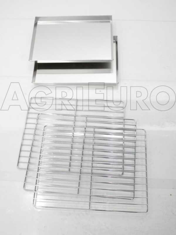 AgriEuro Medius 60 Inc - Four en acier &agrave; bois encastrable - Ventil&eacute;