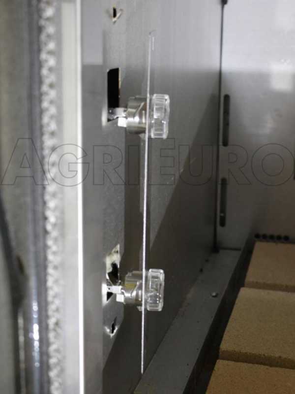 Four &agrave; bois encastrable en acier AgriEuro Maximus 100 Deluxe INC Inox - cuivre &eacute;maill&eacute;