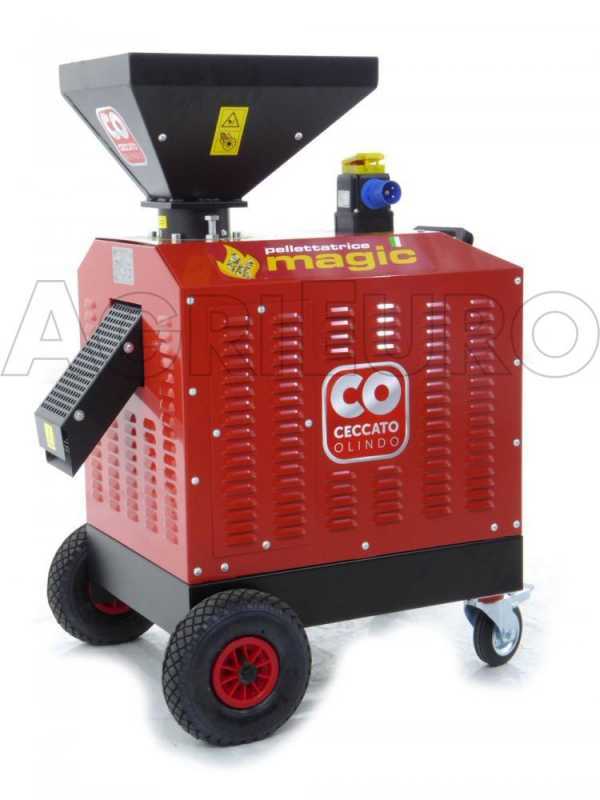 Ceccato Olindo Presse &agrave; pellets Monophas&eacute;e 3 CV - Fabrication de pellets pour le chauffage
