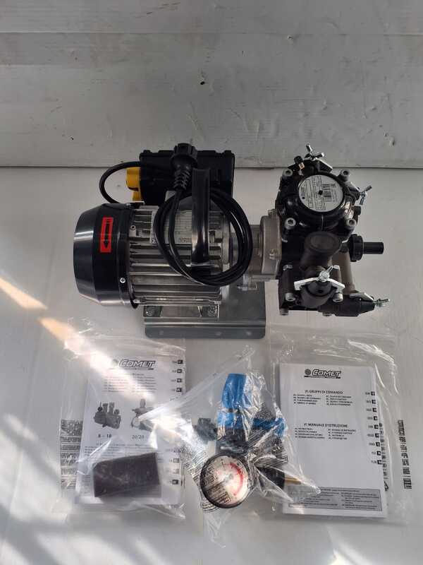 OUTLET - SANS EMBALLAGE D&rsquo;ORIGINE - Motopompe &eacute;lectrique de pulv&eacute;risation Comet MC 25 avec moteur monophas&eacute;