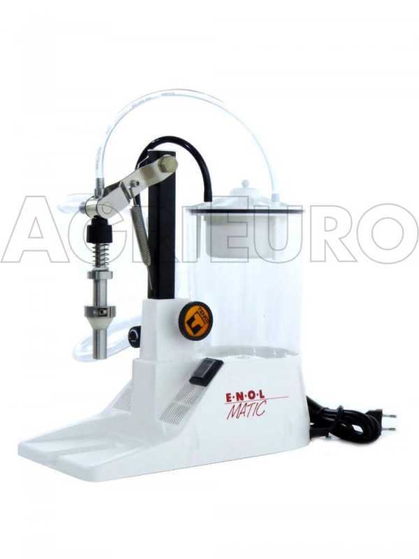 Tenco Enolmatic Vin Inox – Embouteilleuse remplisseuse pour vin avec bec en acier inoxydable