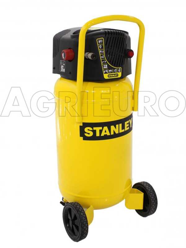 Stanley D230/10/50V - Compresseur &eacute;lectrique vertical sur chariot - Moteur 2 CV - 50 L