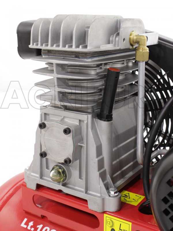 Ferrua FB28/100 CM2 - Compresseur d'air &eacute;lectrique &agrave; courroie - Moteur 2 CV - 100 L