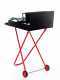 Pegoraro Angelo 142 Small - Barbecue portable &agrave; bois et charbon - Pliant