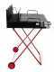 Pegoraro Angelo 323 Maxi - Barbecue portable &agrave; bois et charbon - Pliant