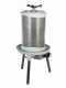 Grifo PEA20 - Pressoir pneumatique pour fruits 20 L &ndash; Cuve en acier inoxydable
