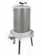 Hydropressoir Grifo PEW80 - bassin inox capacit&eacute; 80L - pressoir &agrave; fruits