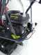 Broyeur autotract&eacute; &agrave; chenille sur brouette motoris&eacute;e GeoTech PRO BMS155 LE moteur essence 6,5/15 CV