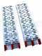 Couple de rampes de chargement 226 cm pliables en aluminium avec patins caoutchouc