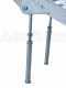 GeoTech ATV-001 - Paire de rampes de chargement pliables en aluminium de 2,26 m - Capacit&eacute; de charge 650 kg - Avec pieds de renfort - Pour tracteurs tondeuses, quads, etc.