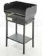Barbecue &agrave; charbon et &agrave; bois en t&ocirc;les r&eacute;sistantes Cruccolini Livorno 50x38