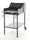 Cruccolini Fuocone Inox - Barbecue &agrave; bois et charbon en fer artisanal