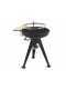 Barbecue &agrave; charbon avec double grille pivotante Royal Food BBQ3 - braisier &Oslash; 66 cm