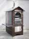 Four &agrave; bois professionnel d'ext&eacute;rieur en acier AgriEuro Magnus 100 Deluxe EXT Inox