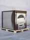 Four &agrave; bois encastrable en acier AgriEuro Maximus 100 Deluxe INC Inox - cuivre &eacute;maill&eacute;