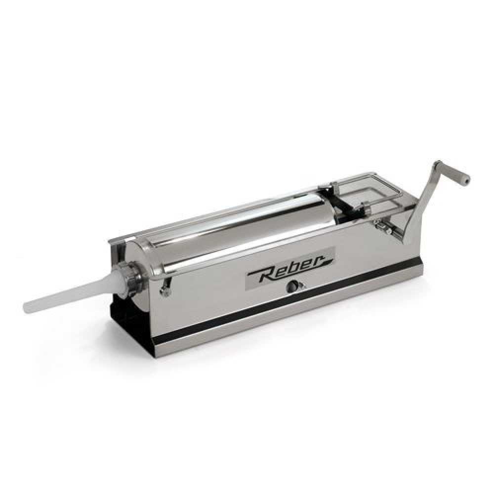 Poussoir à saucisses VEVOR en acier inox, 10 L, vertical, double