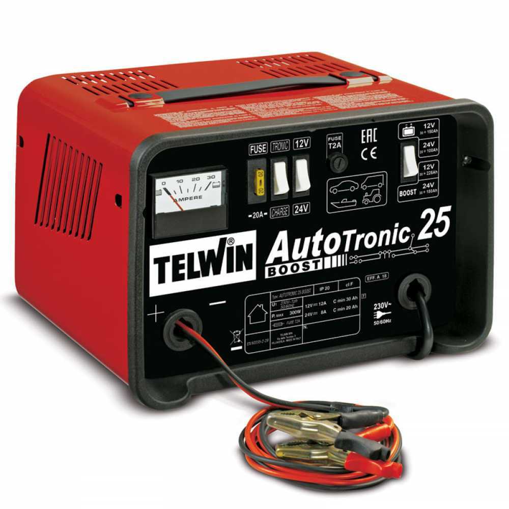 Fiche Technique Chargeur batterie Telwin Autotronic 25 Boost en
