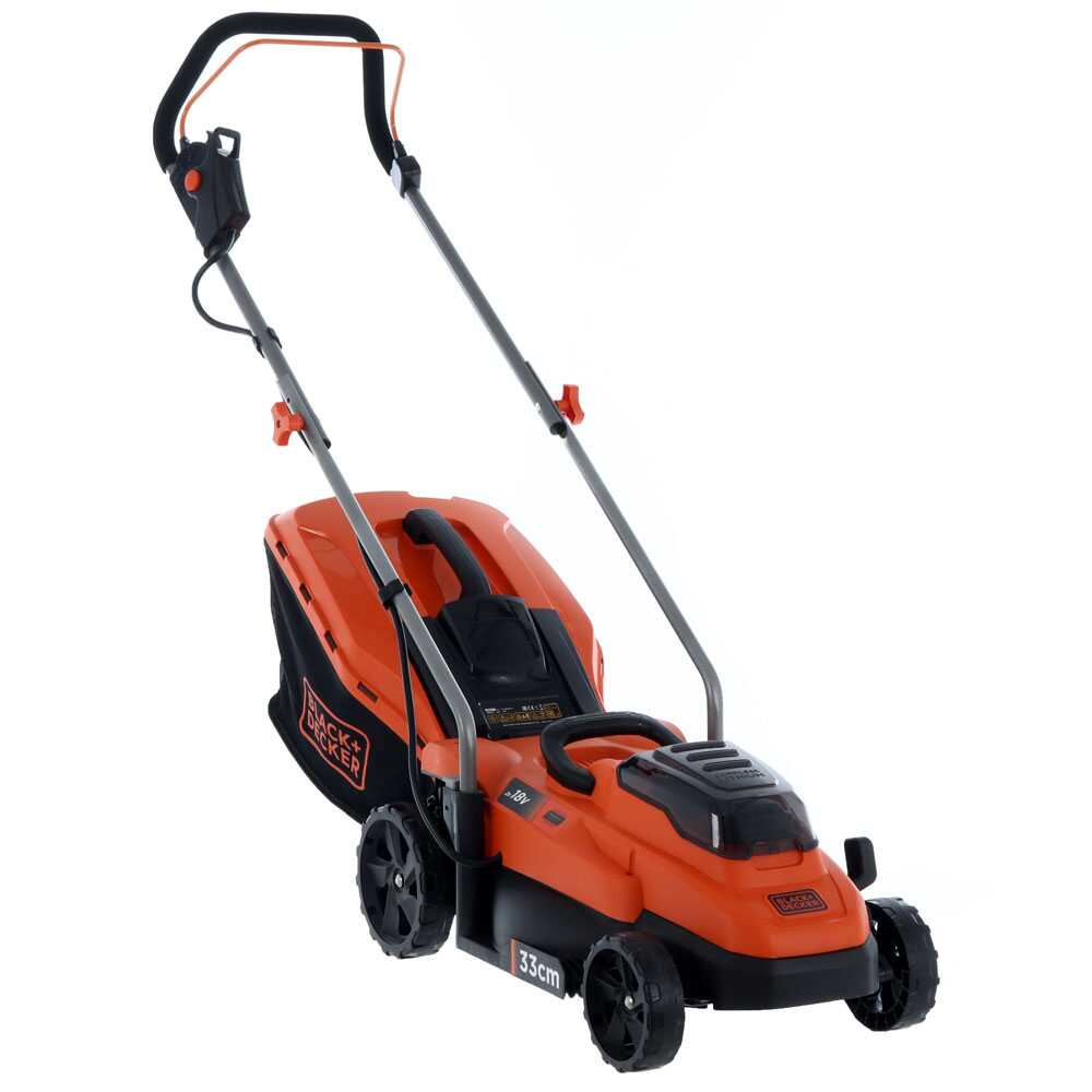 Tondeuse à gazon sur batterie Black&Decker BCMW33184L2QW en Promotion — free download