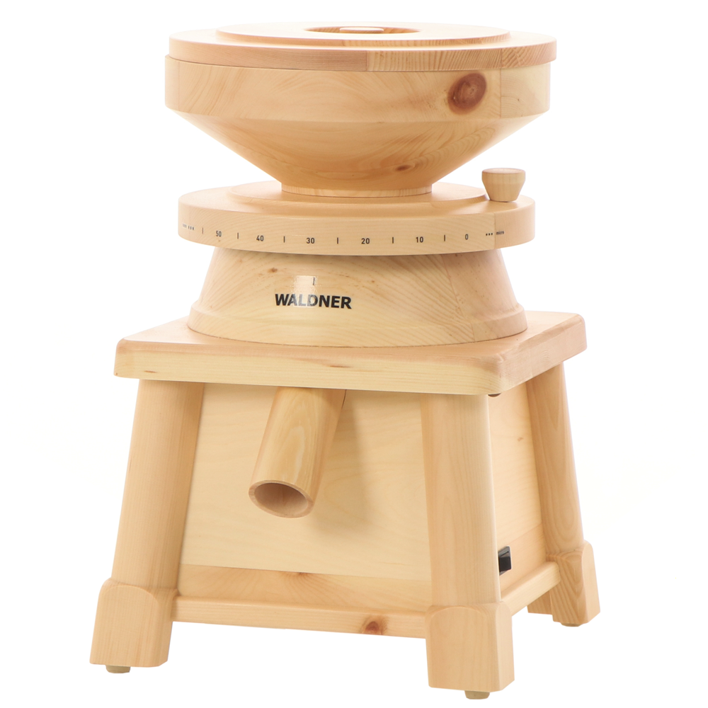 Moulin à grains manuel pour farine, moulin à grains en pierre avec cadre en bois, moulins secs/humides, moulin à grains de pierre, pour grains, haricots, orge, épices