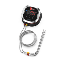 Bowarepro Lot 2 Sondes Barbecue Weber IGrill – Compatibles IGrill Mini, 2, 3 – Température -50°C à 380°C – Noir + Rouge