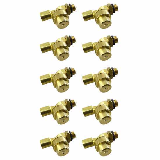 Kit 10 pi&egrave;ces - Valves anti-gouttes pour jets de pulv&eacute;risation - 1/4 MG - 1/4 GF