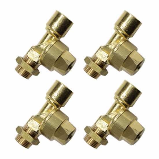 Kit 4 pi&egrave;ces - Valves anti-gouttes pour jets de pulv&eacute;risation - Raccord 3/8 MG - 3/8 GF