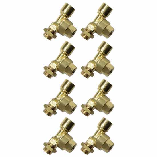 Kit 8 pi&egrave;ces - Valves anti-gouttes pour jets de pulv&eacute;risation - Raccord 3/8 MG - 3/8 GF