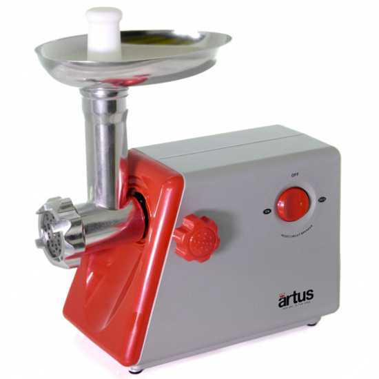Artus T25 - Hachoir &agrave; viande &eacute;lectrique - Inverseur de marche - 385W