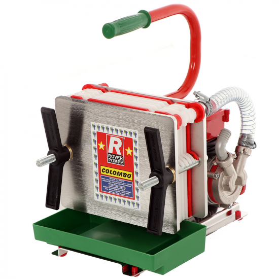 Rover Colombo INOX 6 - Filtre &agrave; plaques pour vin - Pompe &oelig;nologique NOVAX