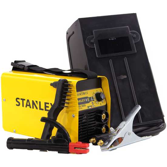Poste &agrave; souder inverter MMA Stanley STAR 4000 - 160A max - 230V - cycle 45%@160A - kit
