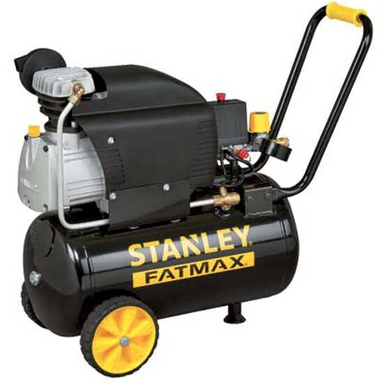 Stanley Fatmax D211/8/24s - Compresseur &eacute;lectrique sur chariot - Moteur 2 CV - 24 L - Air comprim&eacute;