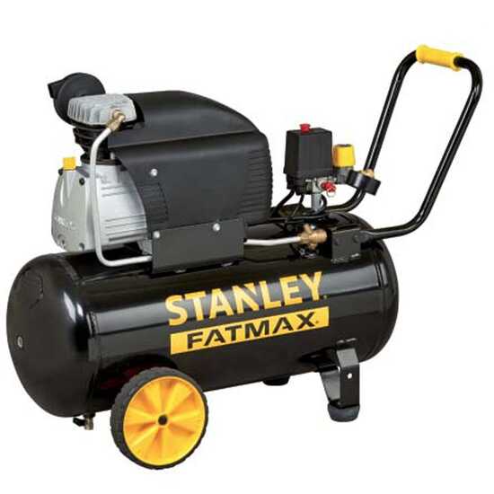 Stanley Fatmax D211/8/50s - Compresseur &eacute;lectrique sur chariot - Moteur 2 CV - 50 L air comprim&eacute;