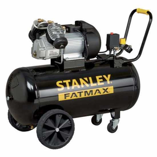 Compresseur &eacute;lectrique &agrave; chariot Stanley Fatmax DV2 400/10/100 moteur 3 HP - 100 L