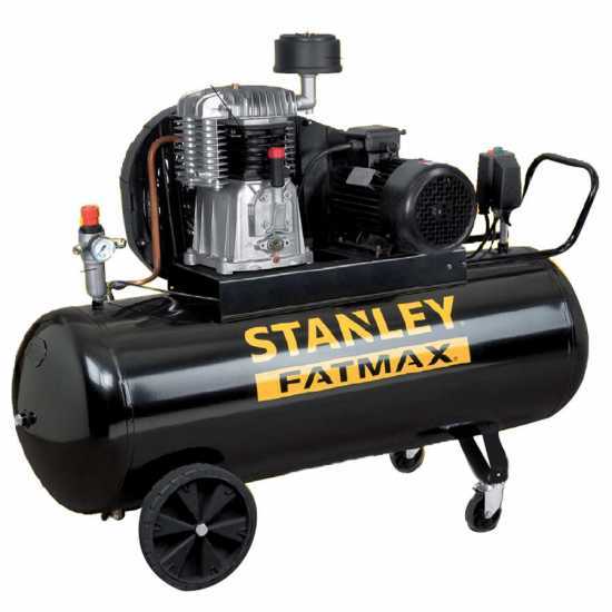 Compresseur &eacute;lectrique triphas&eacute; &agrave; courroie Stanley Fatmax BA 851/11/270 moteur 7.5 HP - 270 L