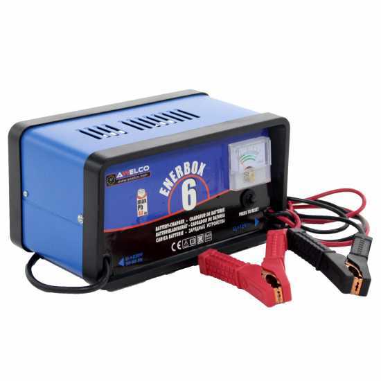 Awelco ENERBOX 6 - Chargeur de voiture - alimentation monophas&eacute;e - batteries 12V de 10 &agrave; 40Ah