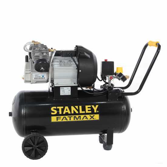Compresseur &eacute;lectrique sur chariot Stanley Fatmax DV2 400/10/50 moteur 3 HP - 50 L