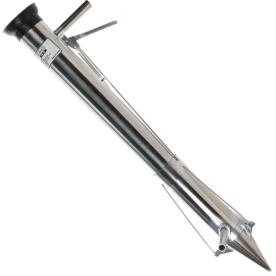 Semoir Planteur manuel GeoTech PM 40 - pour le jardinage, avec ch&acirc;ssis en aluminium