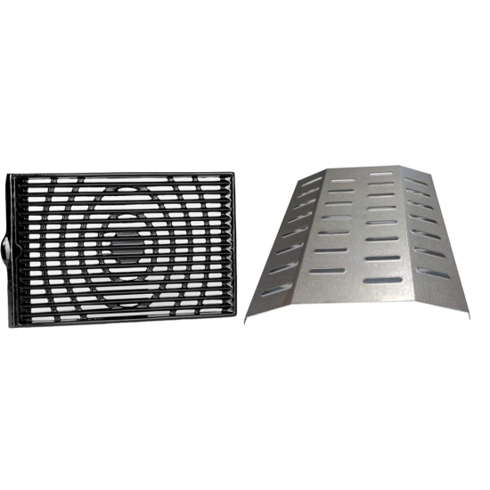 Grille en fonte suppl&eacute;mentaire + diffuseur de chaleur pour Adelaide 4 Classic L et  Woody