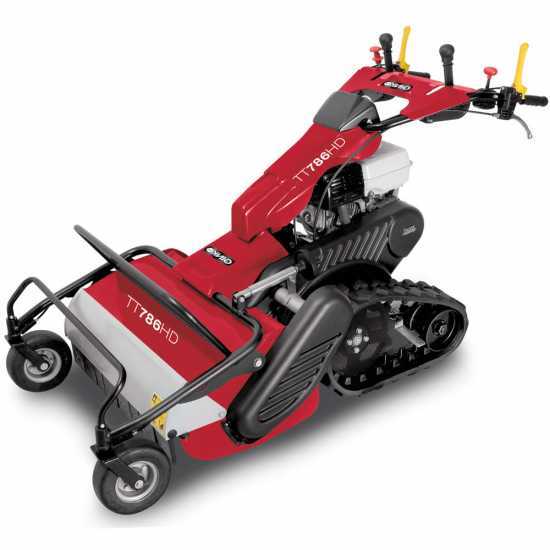 Ginko-MGM TT 786 HD - Tondeuse d&eacute;broussailleuse professionnelle &agrave; couteaux - Sur chenilles - Honda GX270