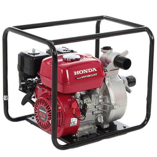 Honda WH20XT - Motopompe thermique auto-amor&ccedil;ante - Raccords 50 mm